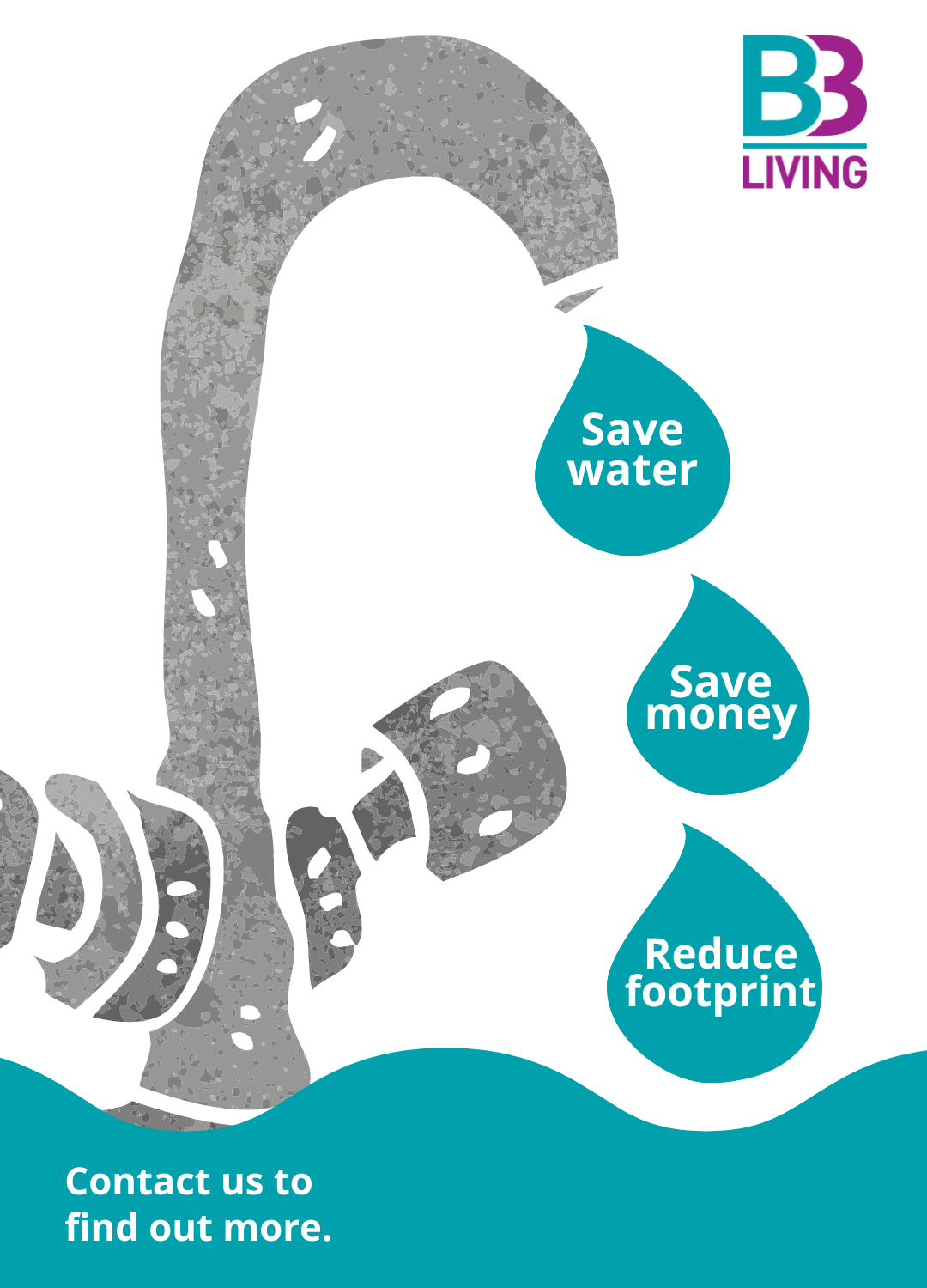 Save 40 litres graphic