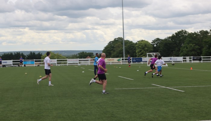 Broxbourne businesses score big in community football match