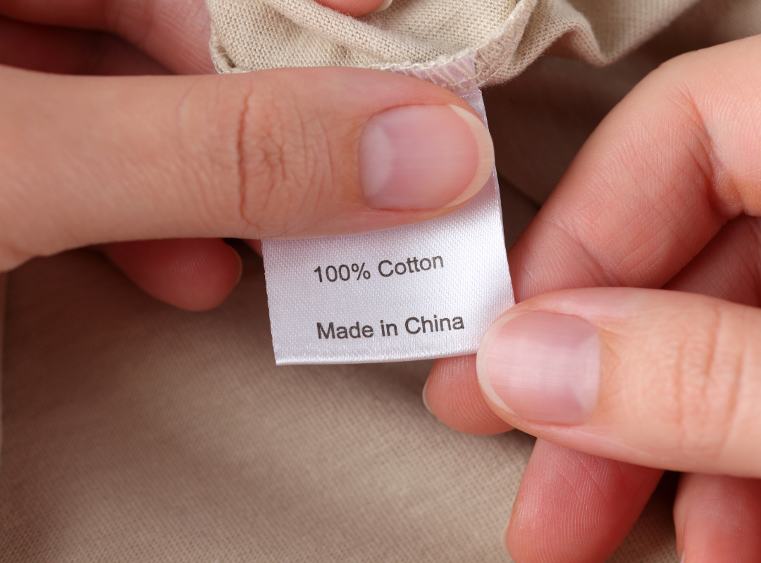 image of clothing label