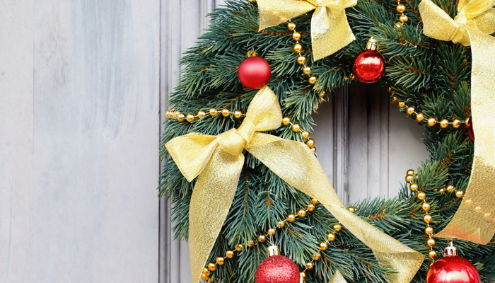 Why are we asking you to remove your christmas wreath from your front door