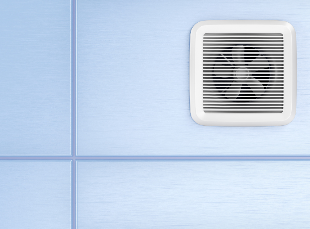 extractor fan in wall