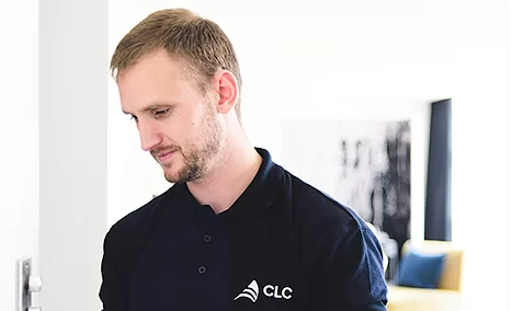CLC emplpoyee at work