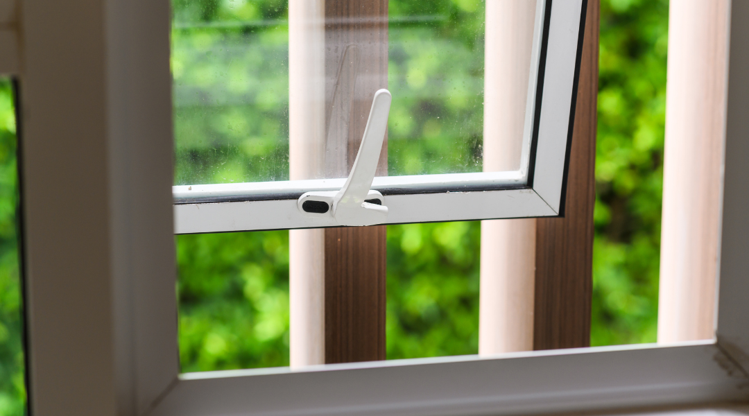window open to allow air flow